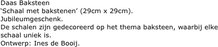 Daas Baksteen 